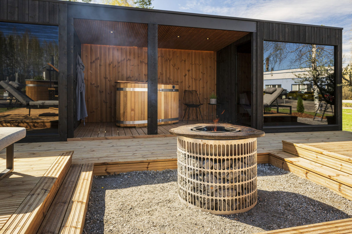 Entspannt im Garten – Gartensauna bei Fachhändler in der Nähe von München kaufen 